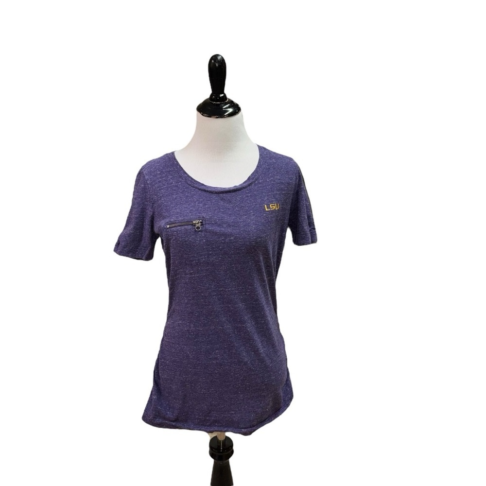 Cutter & Buck Women's M Medium T-Shirt LSU Louisiana State University Heathered